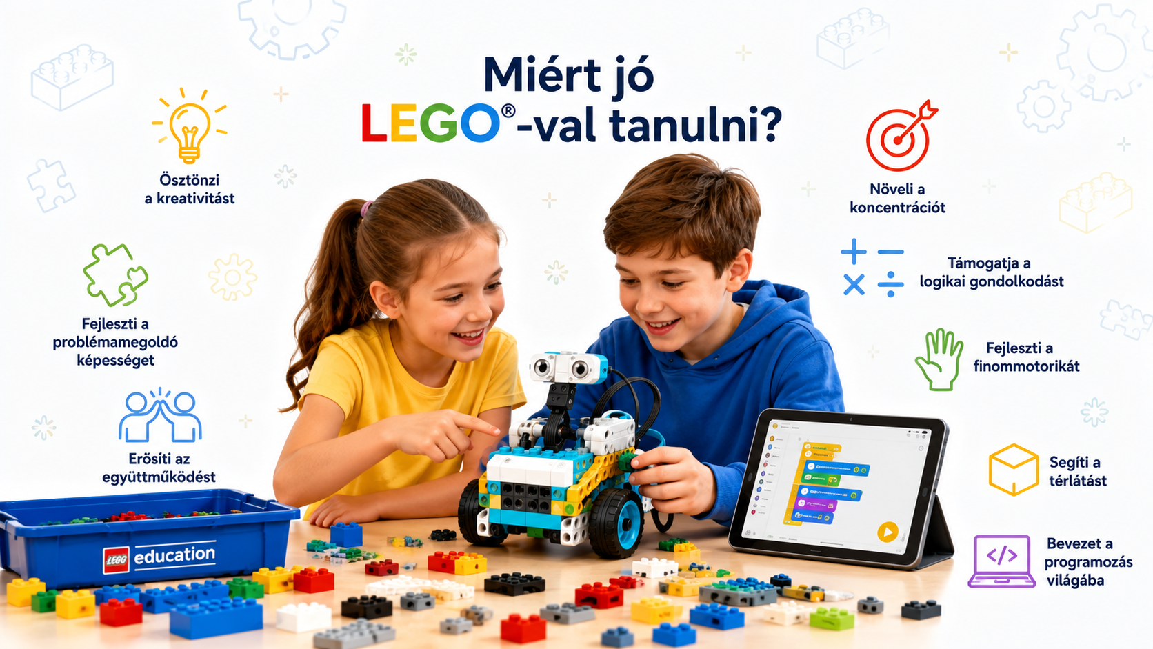 Miért olyan hatékony a LEGO®-val való tanulás?